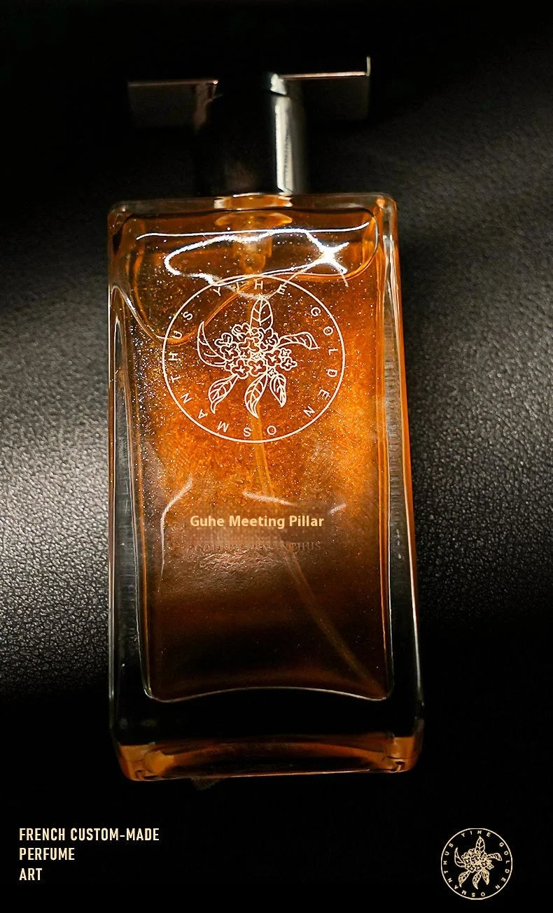 50ML Brand Perfume Musk Man Perfume Unisex Spray Long Lasting Osmanthus Flowers Light Fragrance Women Seductive Romance Gift