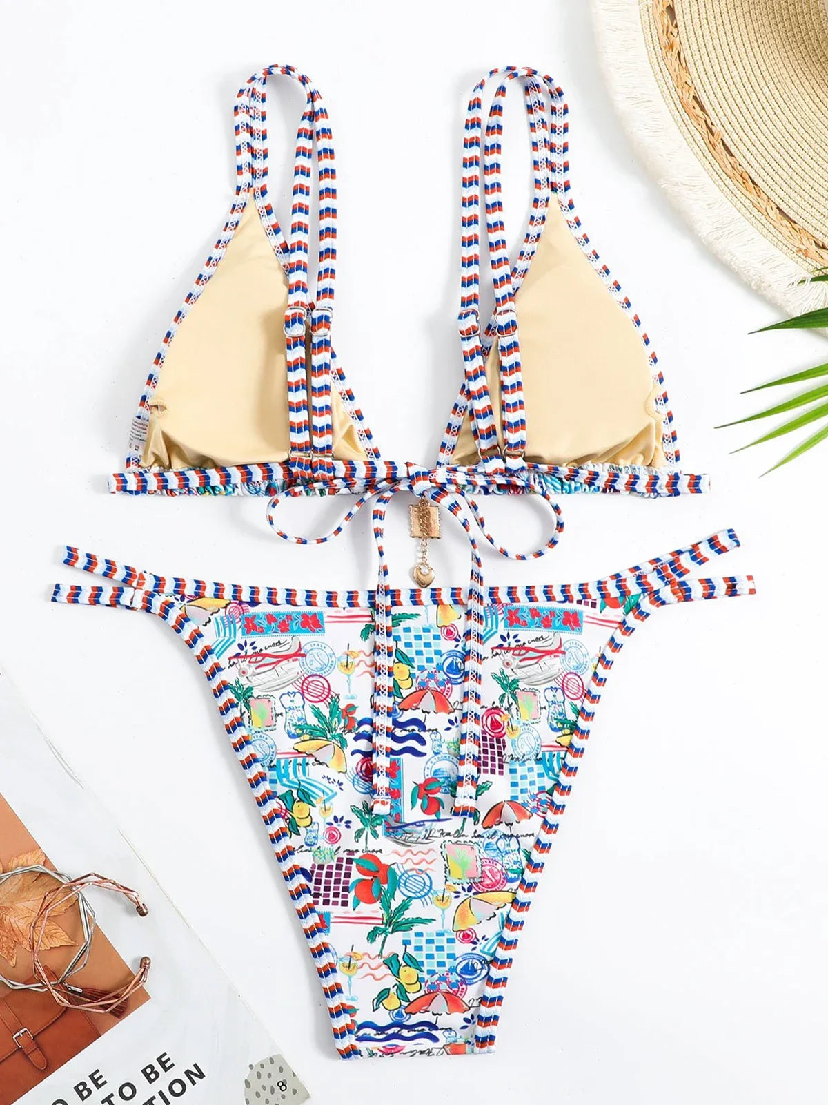 Floral Printed Bikinis 2026 Brazilian Bikini Women Swimwear Female Swimsuit Two-pieces Bikini Set Bathing Suit Swim Beach Wear