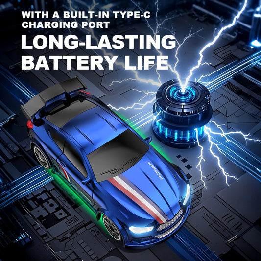 1:64 Mini desktop remote control car rc Professional four-wheel drive drift racing car Electric pocket car Children's toy