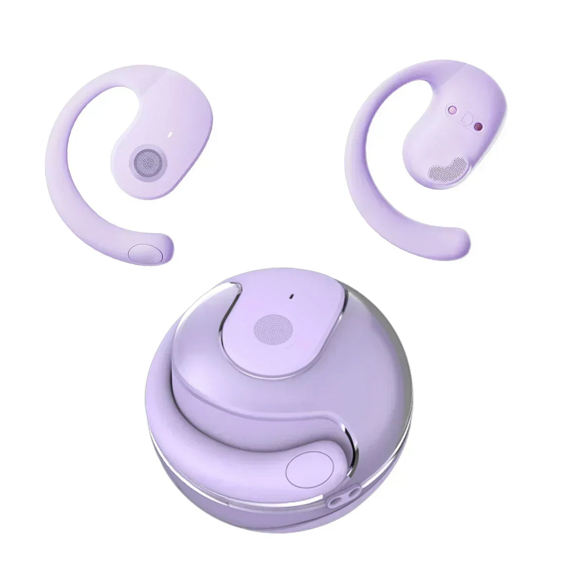 Wireless Headphones Comfortable Ear Hook Touch Control Earbuds with Mic Wireless Bluetooth Headset Phone Earphones Game