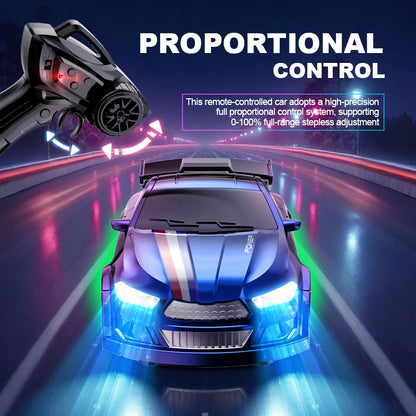 1:64 Mini desktop remote control car rc Professional four-wheel drive drift racing car Electric pocket car Children's toy