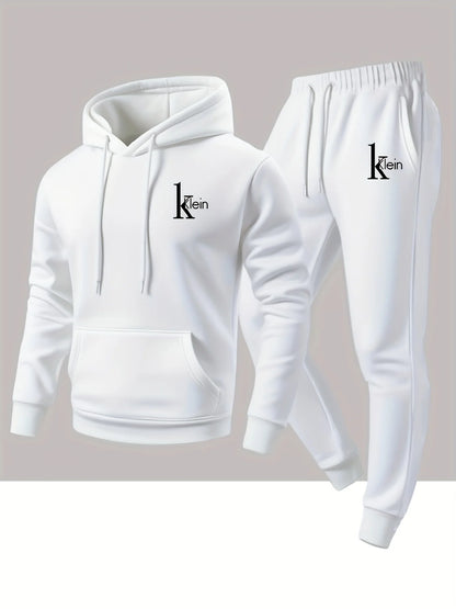 Autumn Winter Fashion Bestsellers Men Women Hooded Sweatshirts+Pants Two-piece Set Daily Outdoor Fitness Casual Warm Sportswear