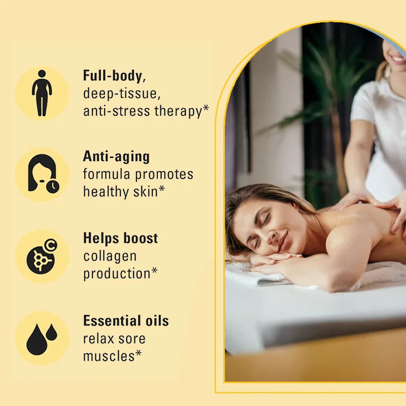 Anti-cellulite Body Massage Oil 240/100ml Natural Aromatherapy Relaxing Soothing Skin Care Essential Oil for Full Body Massage