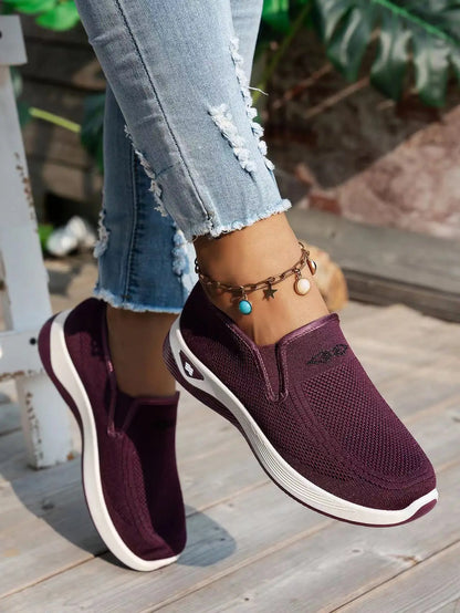 Women's shoes, casual shoes for ladies, with breathable mesh, not tiring to the feet, light and comfortable casual shoes