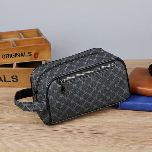 Business Men's Clutch Bag High Quality Printing Leather Handbag Phone Purse Fashion Clutches Luxury Men Birthday Gift Clutch Bag