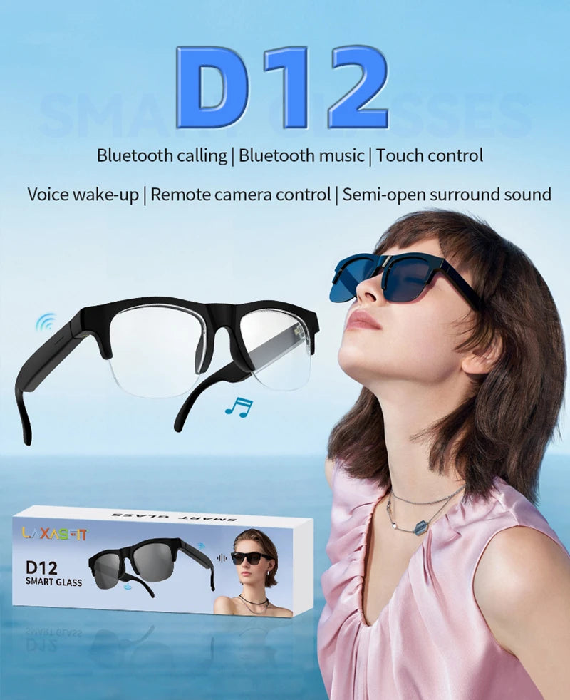 Lenovo AI Smart Glasses AI Translation HD Hands-Free Calling  AI Chat Logging Music Playback 8K Smart Sunglasses 2026 New