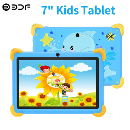 2026 New 7 Inch Cartoon Pattern Kids' tablets Quad Core 4GB RAM 64GB ROM 5G WiFi Learning Education Games Tablet Children's Gift