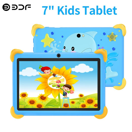 2026 New 7 Inch Cartoon Pattern Kids' tablets Quad Core 4GB RAM 64GB ROM 5G WiFi Learning Education Games Tablet Children's Gift