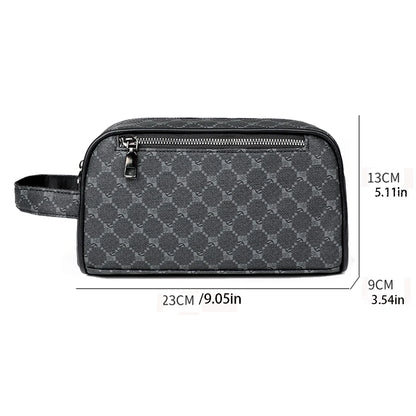 Business Men's Clutch Bag High Quality Printing Leather Handbag Phone Purse Fashion Clutches Luxury Men Birthday Gift Clutch Bag