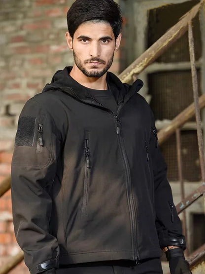 5XL 6XL Winter Waterproof Tactical Jackets Sets Men Outdoor Soft Shell Hiking Hunting Jacket Suit Fleece Cargo Pant Tracksuits