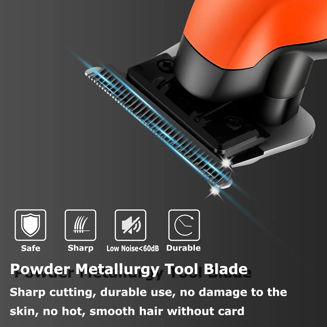 Kemei 2293 Professional Hair Beard Trimmer Men Barber Rechargeable Finish Hair Cutting Machine Zero Gapped Cordless Hair Clipper