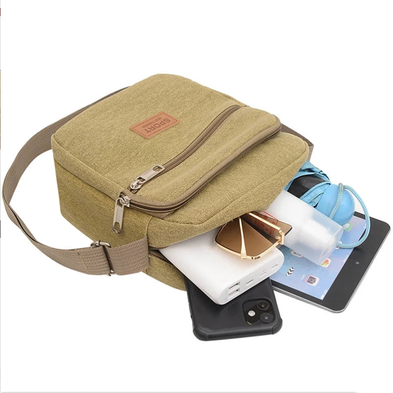 Men's Shoulder Bag Large Capacity Leisure Simplicity Lightweight Versatile Fashionable Backpack Male's Crossbody Bags