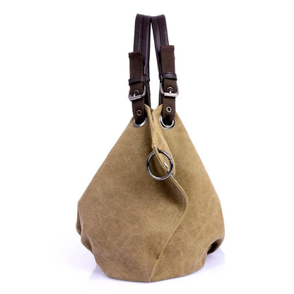 Casual Women Canvas Shoulder Bag Travel Messenger Bag Large Capacity Tote Top-handle Bag Women Crossbody Bags Sac A Mains Femme