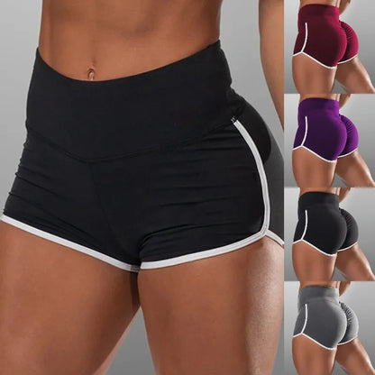 Low Waist Sport Shorts For Women Summer Elasticated Fold Design Shorts Sexy Ladies Training Gym Shorts Mini Skinny Fitness Short