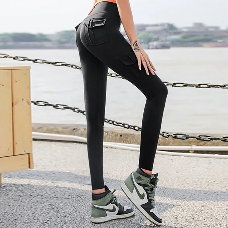 New Women Leggings High Waist Fitness Pants Workout Push Up Leggings Fashion Sport Sexy Gym Pants Women Clothing  Ropa De Mujer