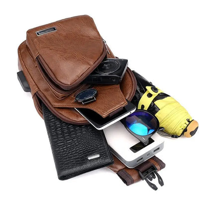 1 Piece Men's Multi-functional Chest Bag