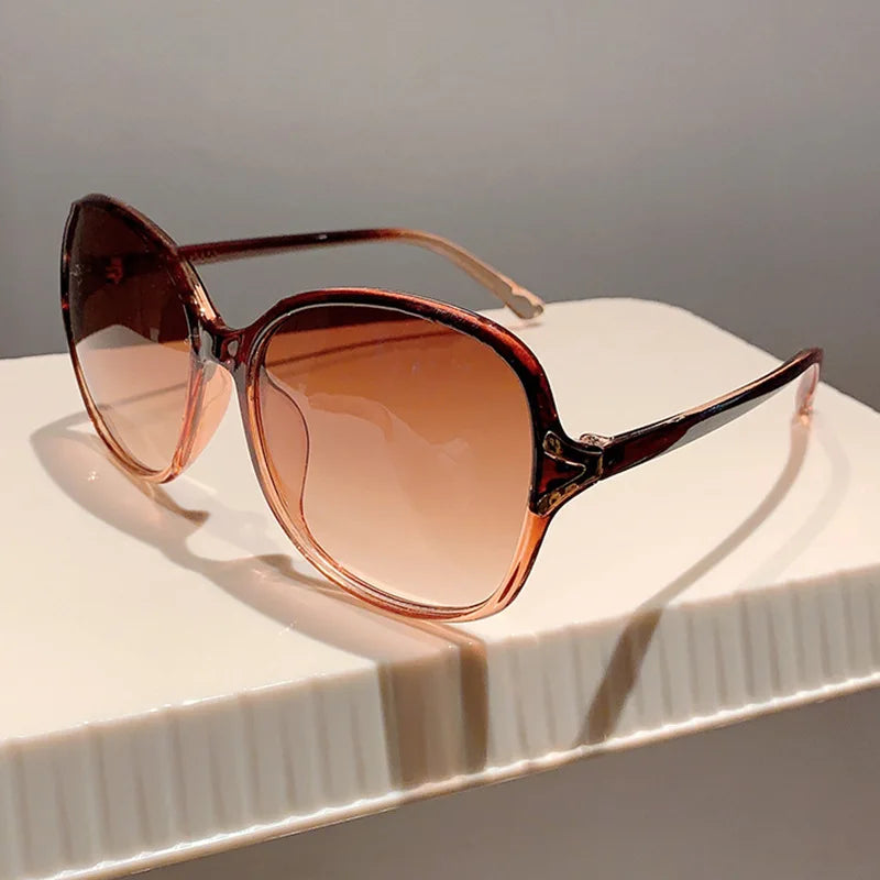 KAMMPT Trendy Blue Decoration Shades Origin Brand Driving Beach Sunglasses Fashion Square Design Sun Glasses for Women's