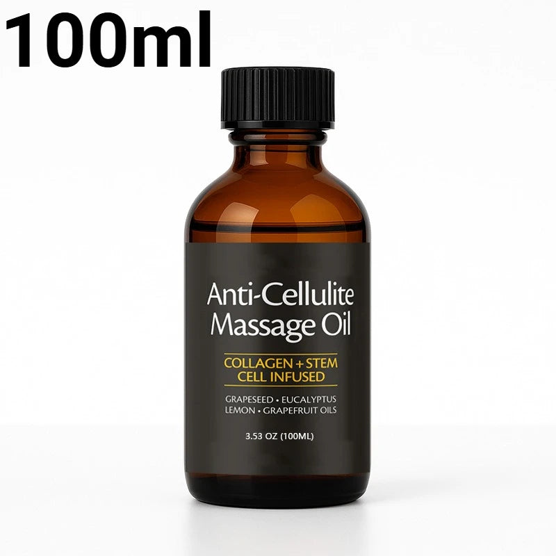 Anti-cellulite Body Massage Oil 240/100ml Natural Aromatherapy Relaxing Soothing Skin Care Essential Oil for Full Body Massage