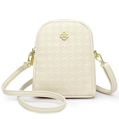 Fashion Women Shoulder Bags High Quality Leather Crossbody Bag Small Purse Simple Design Ladies Solid Color Messenger Sac A Main