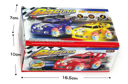 Cool Electric Steering Model Music Lights Dazzling Toy Car Boy Birthday Best Gift