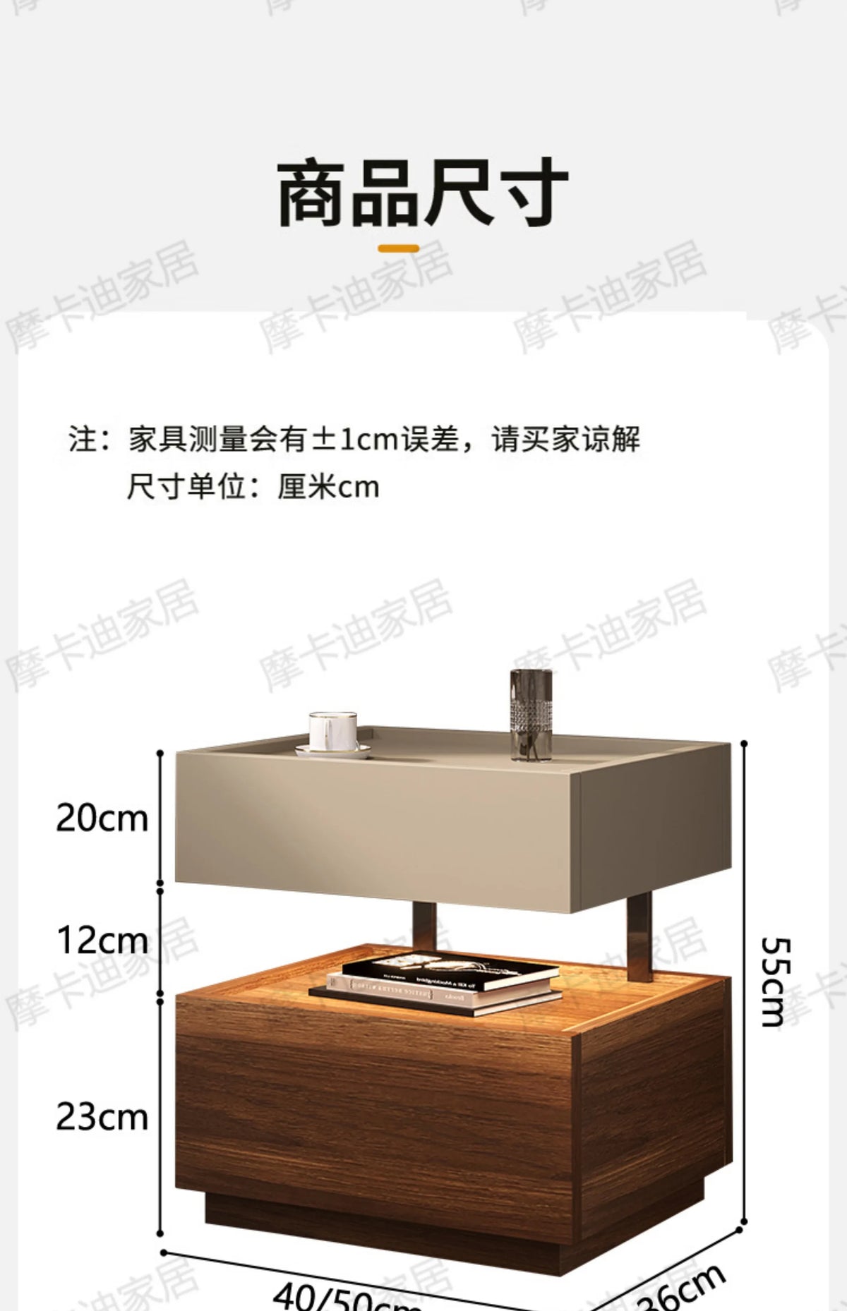 Simple European Bedside Table Classic Storage Luxury Trendy Night Table Modern Premium Comodini Camera Letto Bedroom Furnitures
