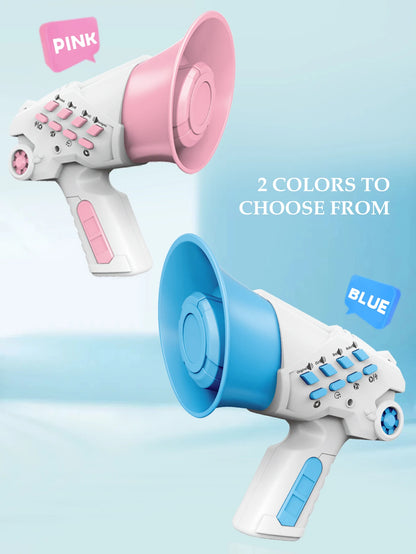Voice Changer Amplifier, Megaphone Speaker Siren Bullhorn Toys Portable Smart Multi Voice Changers Handheld Loudspeaker