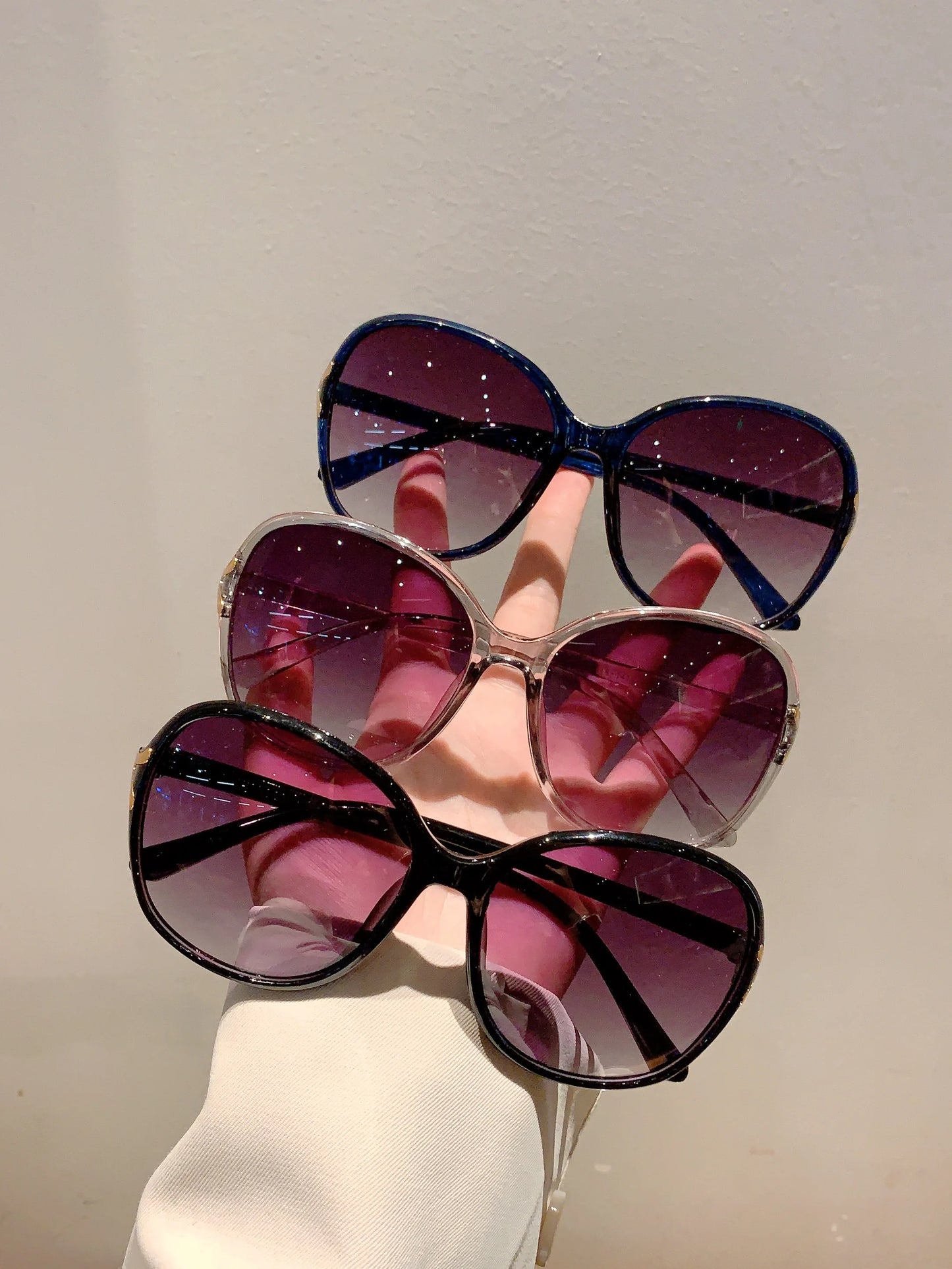 KAMMPT Trendy Blue Decoration Shades Origin Brand Driving Beach Sunglasses Fashion Square Design Sun Glasses for Women's