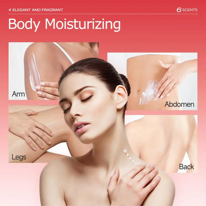 Scented Body Lotion For Women, Deep Moisturizing Cream, Womens Long-lasting Fragrance Cherry Blossom Vanilla Rose Body Lotions