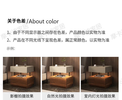 Simple European Bedside Table Classic Storage Luxury Trendy Night Table Modern Premium Comodini Camera Letto Bedroom Furnitures