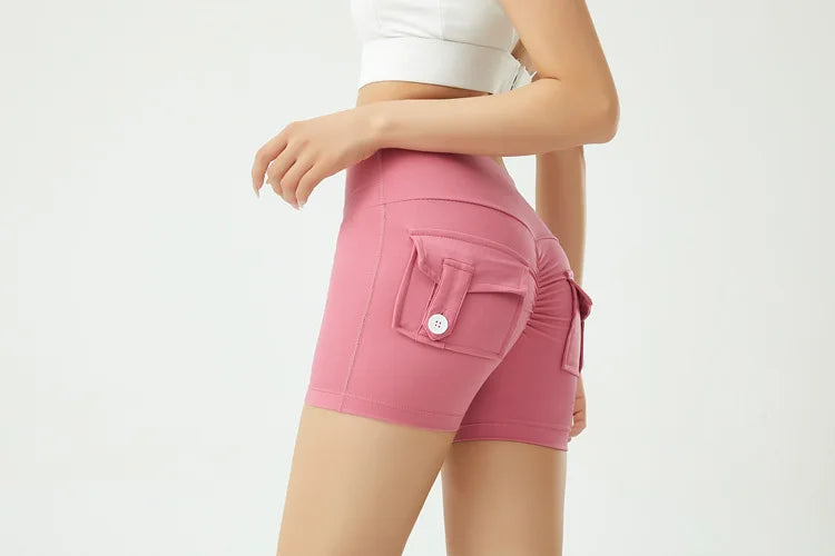 Peach Butt Fitness Shorts Women&