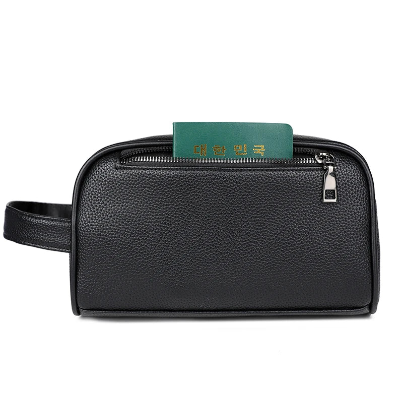 Business Men's Clutch Bag High Quality Printing Leather Handbag Phone Purse Fashion Clutches Luxury Men Birthday Gift Clutch Bag