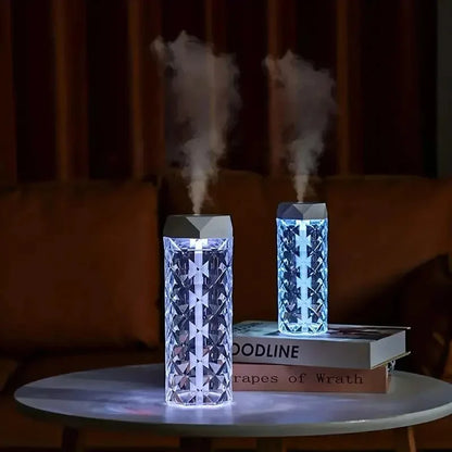 400ML Air Humidifier USB Aroma Diffuser Essential Oil Purifier Fragrance Mist Maker RGB Light Humidificador For Car Home Bedroom