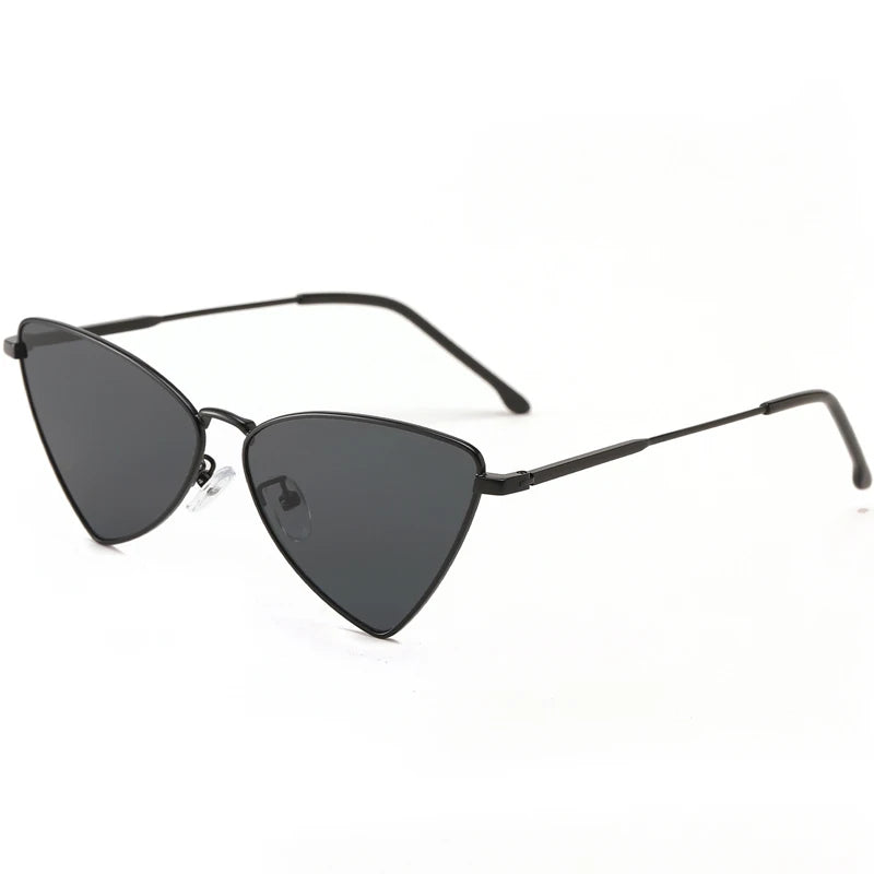 DOHOHDO Butterfly Style Triangular Metal Sunglasses For Women 2024 Luxury Brand Design Sun Glasses Men Fashion Punk Shades UV400