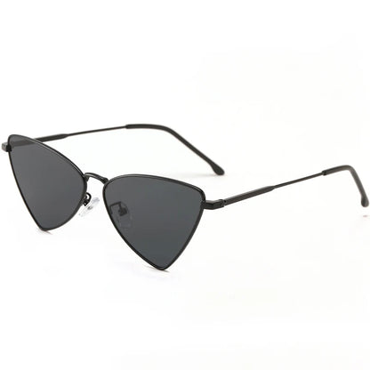 DOHOHDO Butterfly Style Triangular Metal Sunglasses For Women 2024 Luxury Brand Design Sun Glasses Men Fashion Punk Shades UV400