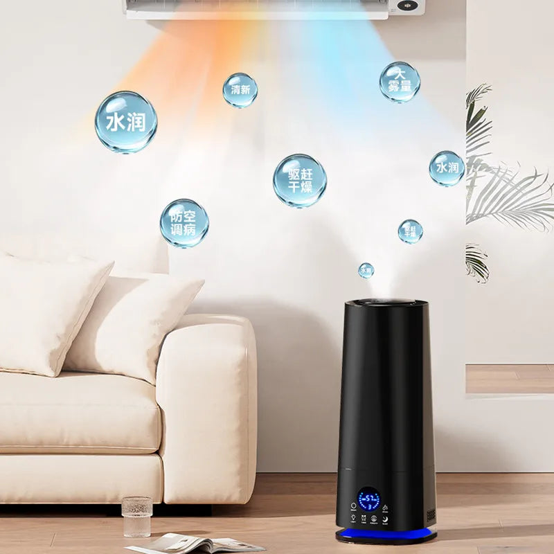 6.5L Large Capacity Humidifier – Ultrasonic Cool Mist for Home/Office,Quiet Operation, Anti-Static &amp; Dry Air Relief, Adjustable