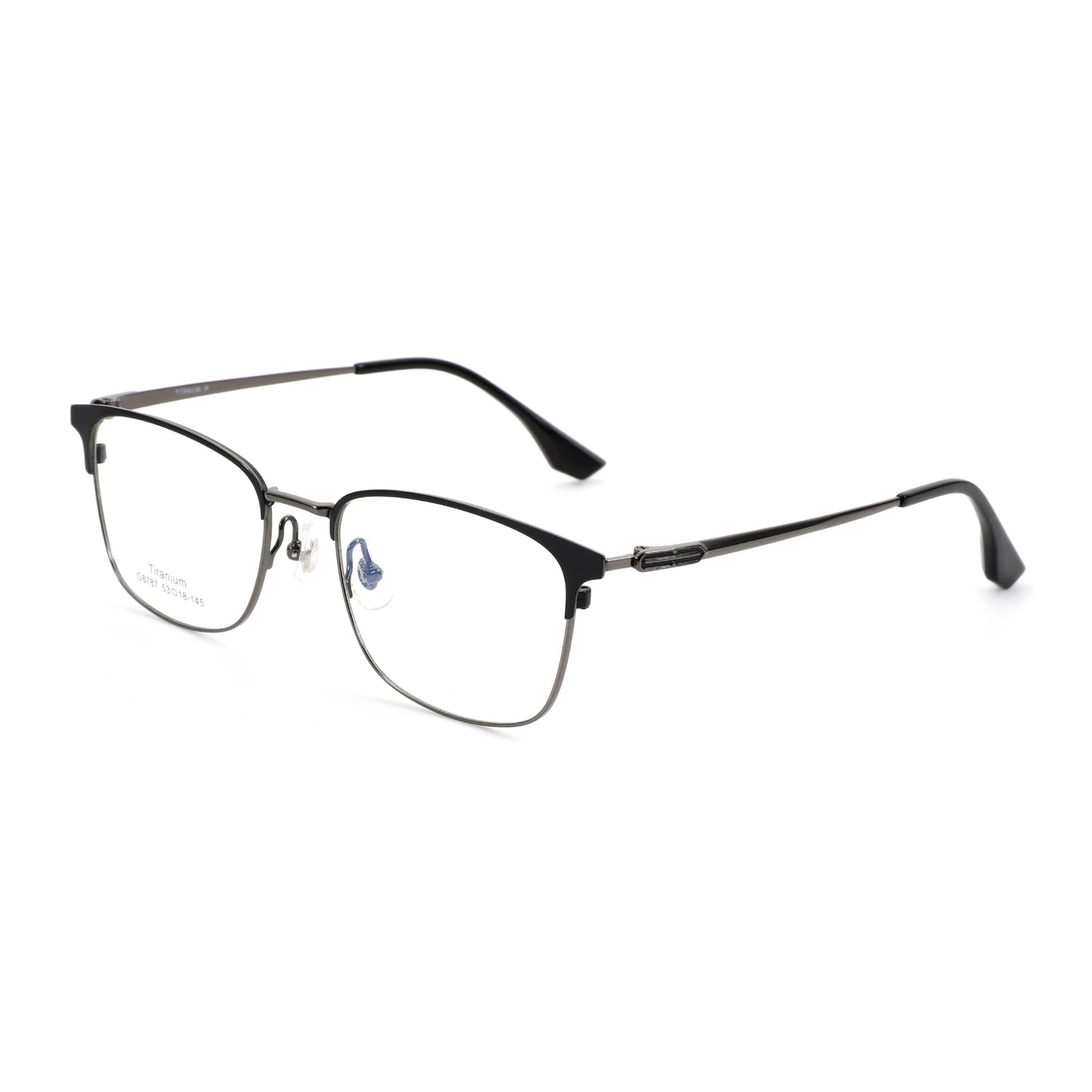 ZENOTTIC L Size Titanium Alloy Prescription Glasses Trend Square Unisex Anti Blue Light Progressive/Photochromic Optical Eyewear