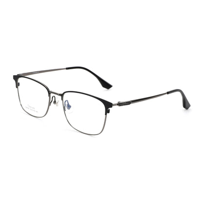 ZENOTTIC L Size Titanium Alloy Prescription Glasses Trend Square Unisex Anti Blue Light Progressive/Photochromic Optical Eyewear