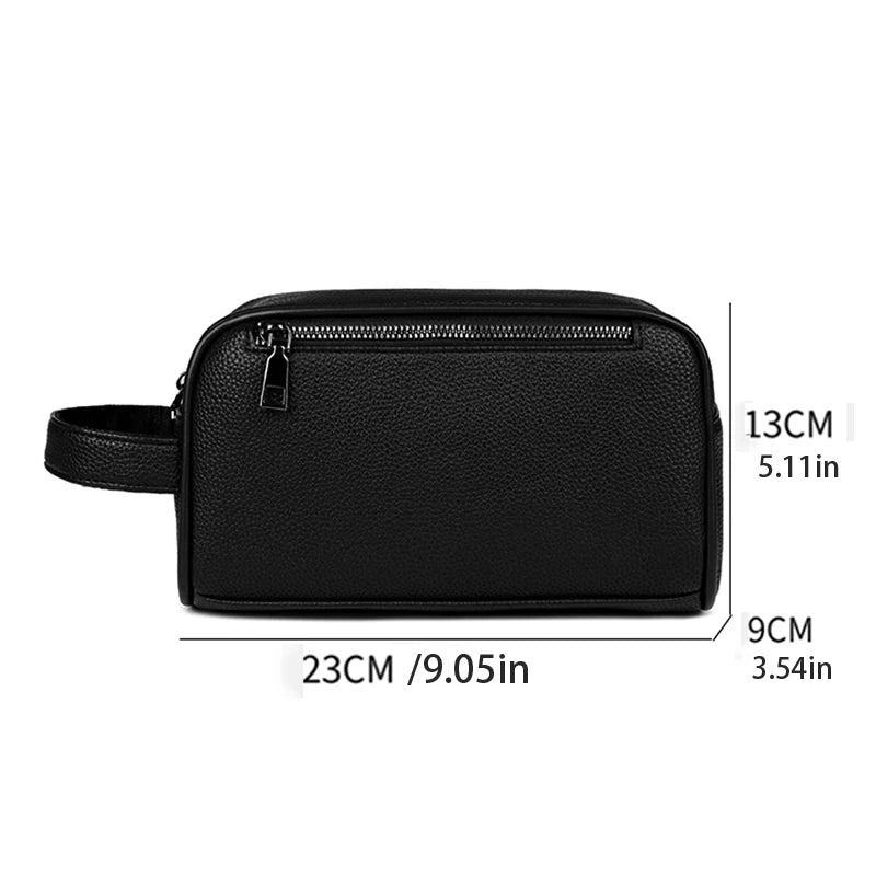 Business Men's Clutch Bag High Quality Printing Leather Handbag Phone Purse Fashion Clutches Luxury Men Birthday Gift Clutch Bag