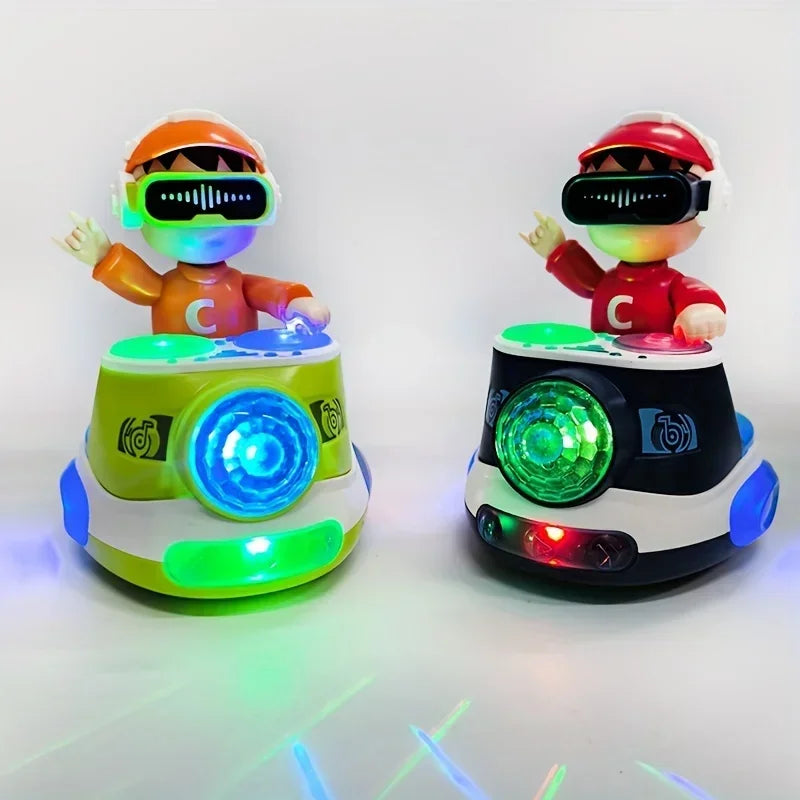 Bouncing DJ Boy Musical Toys for Baby Tummy Time Toy Toddler Early Educational Music Toy Sensory Birthday Gift for Boys Girls