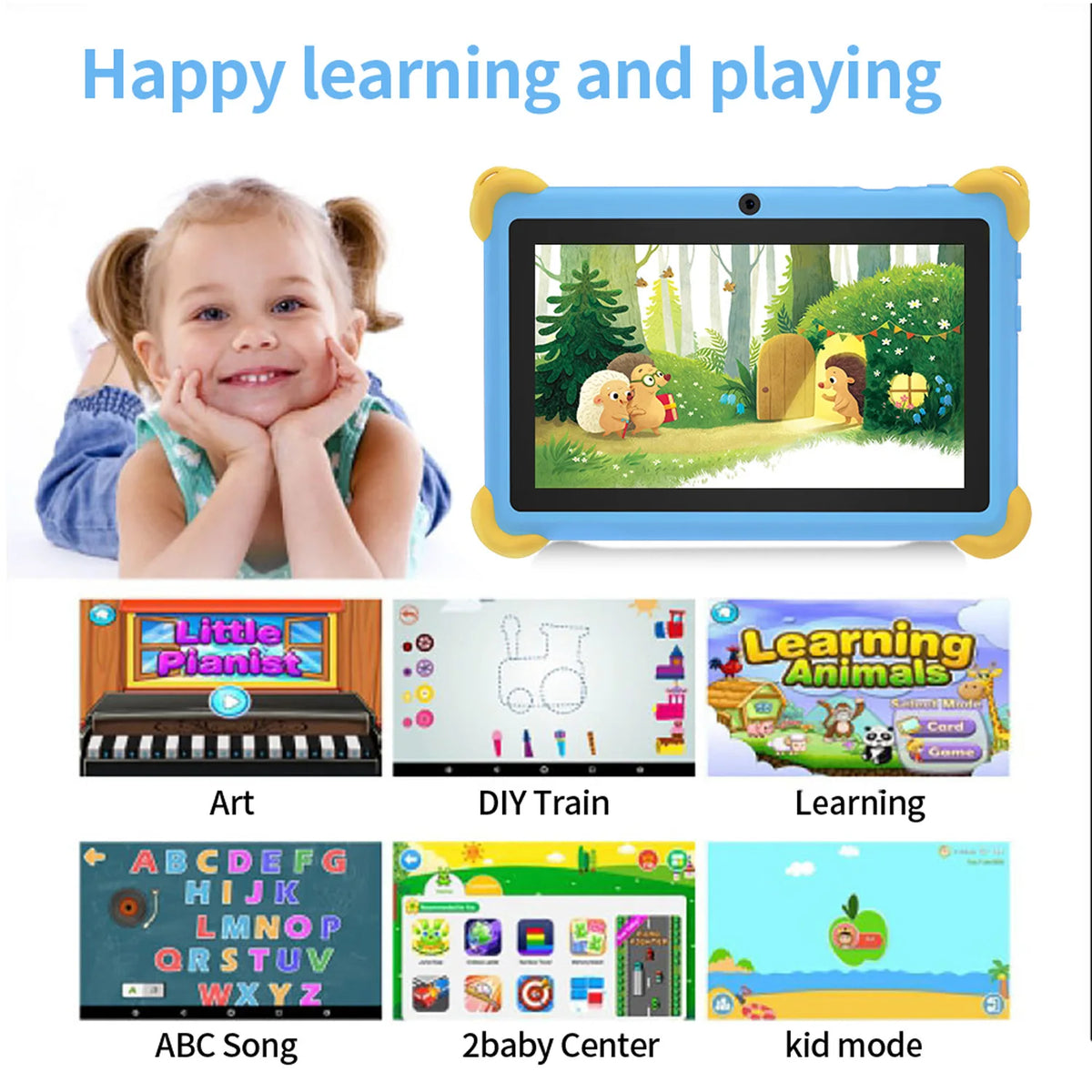 2026 New 7 Inch Cartoon Pattern Kids&