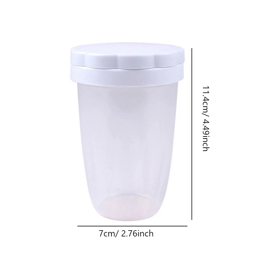 Kitchen Powder Sugar Shaker Duster for Home Baking Flour Dispensing Tool with Lid Baking Accessories