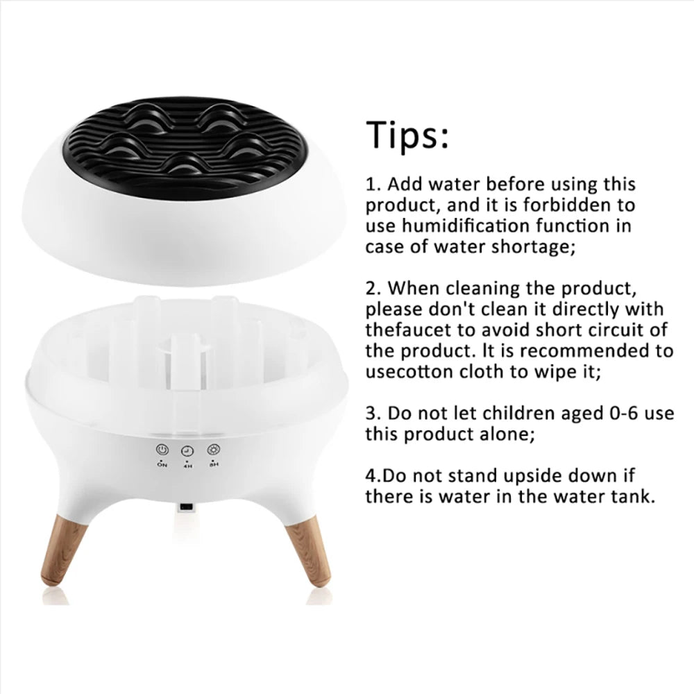 350ml Humidifier Aromatherapy Essential Oil Simulate Flame Aroma Diffuser,Remote Control Adjusted Colorful Atmosphere Lighting,