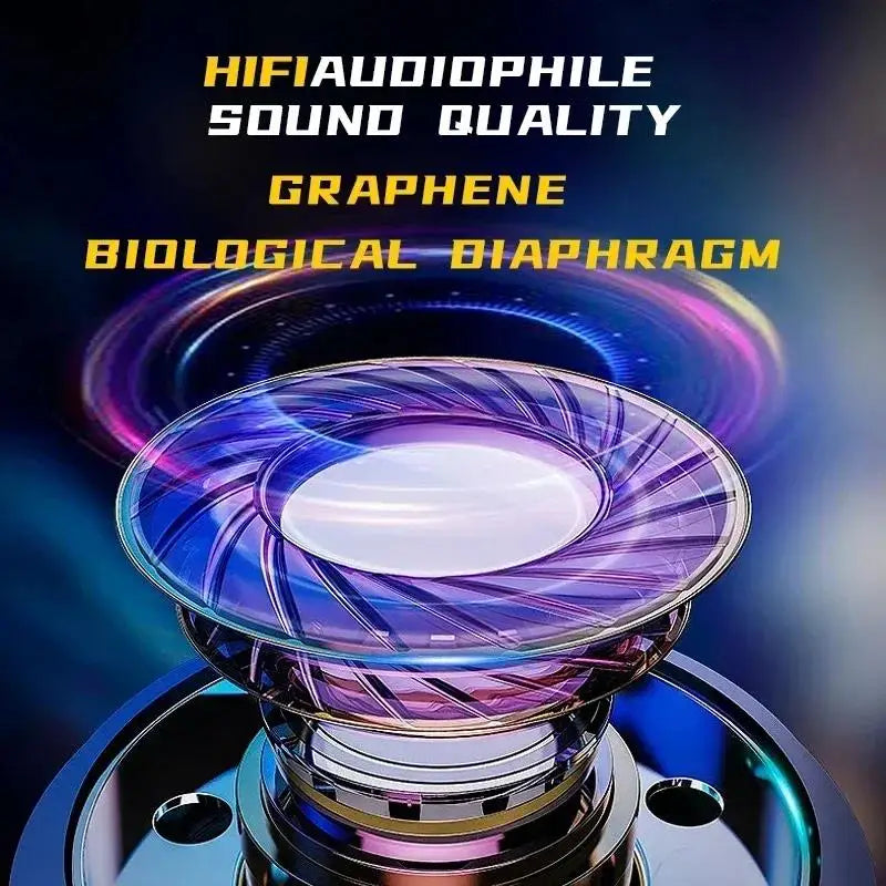 Wireless Headphones Game Bluetooth 5.0 Headset With HD Microphone Noise Reduction High Fidelity Bass Earphones For iPhone Xiaomi
