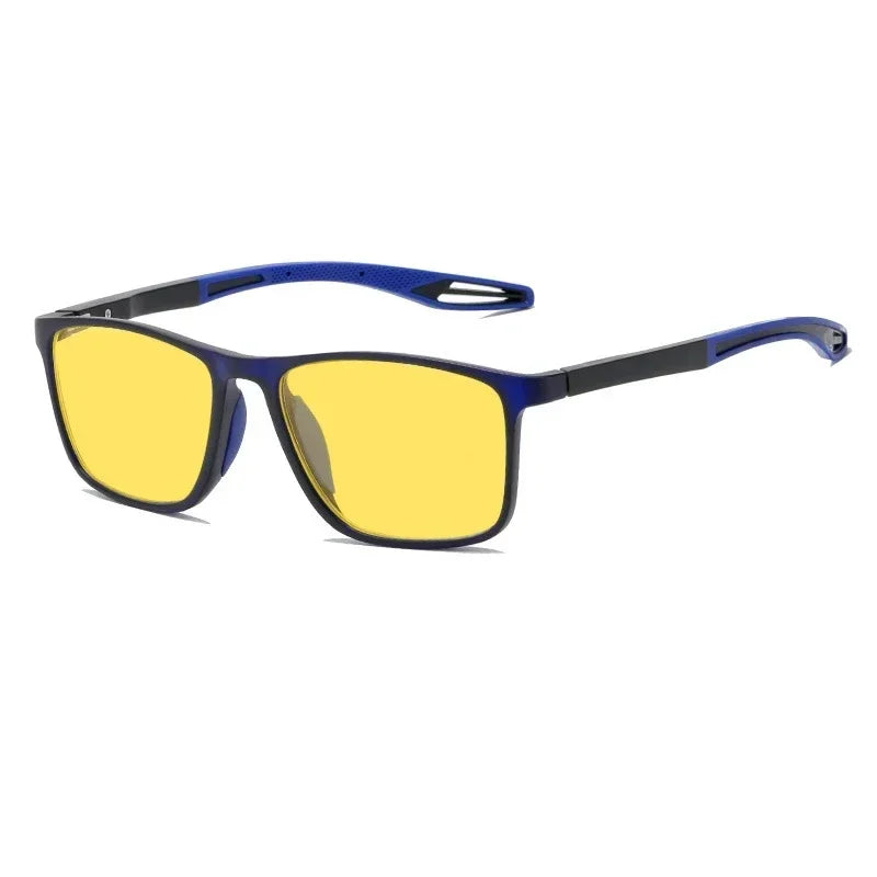 Men Women Photochromic Car Driver Goggles Night Vision Glasses Anti Glare Vintage Square Glasses Ultra Light Sport Eyewear