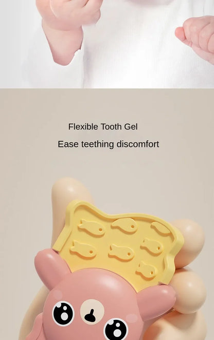 Baby Rattle 0-12 Months Newborn Soft Bell Teethers Hand Shaking Crib Mobile Ring Educational Toy For Children Set Gifts