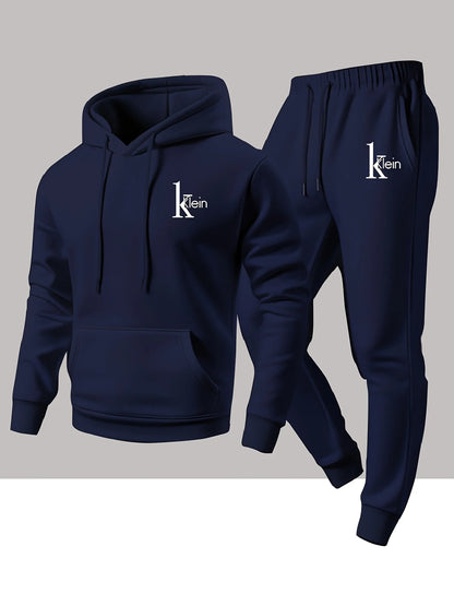 Autumn Winter Fashion Bestsellers Men Women Hooded Sweatshirts+Pants Two-piece Set Daily Outdoor Fitness Casual Warm Sportswear