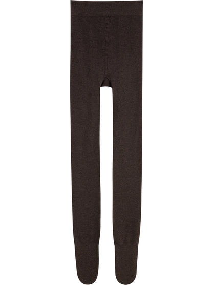 ZIQIAO Gray Slightly Compressed Slimming Pantyhose 2025 New Coffee-colored Leggings