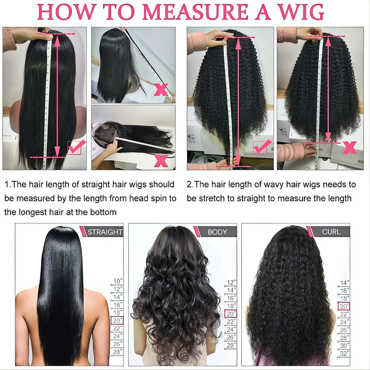 30" Water Wave Glueless Human Hair Wig – 6x4 Pre-Cut Lace