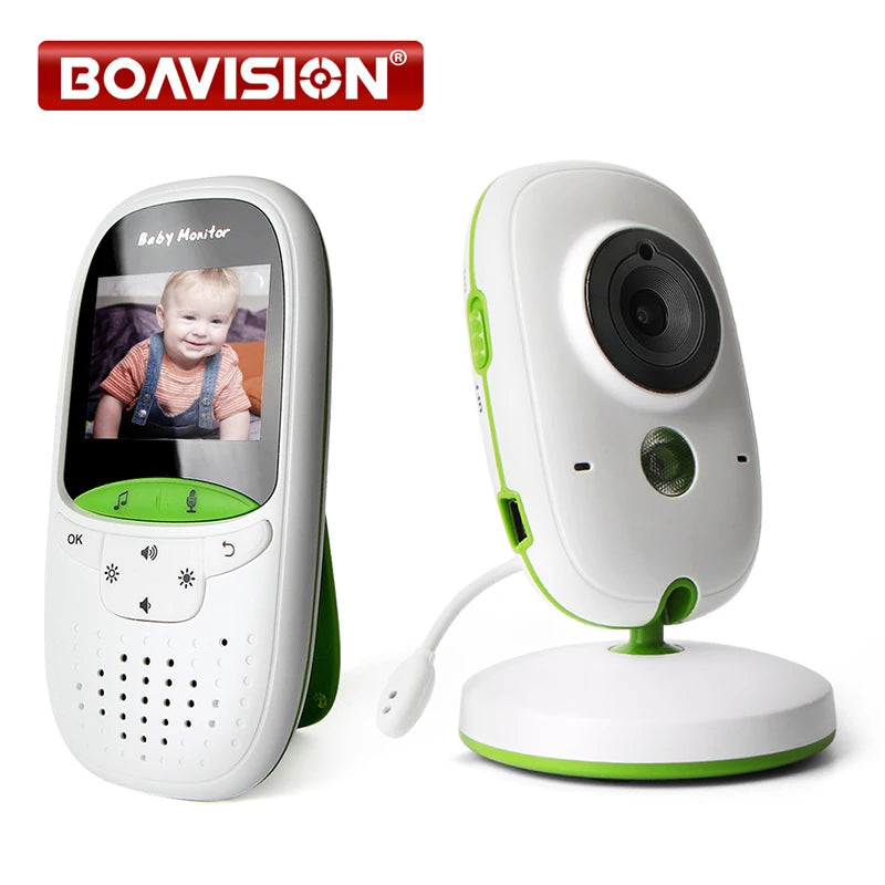 Baby Monitor VB602 IR Night Vision Temperature Monitor Lullabies Intercom VOX Mode Video Baby Camera Walkie Talkie Babysitter
