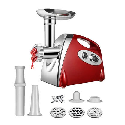 2800W Electric Meat Grinders Food Crusher With 3 Steel Cutting Plates Multifunctional Vegetable Slicer Kitchen Appliances